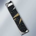 Collingwood Magpies Australian Football Auto Sun Shade Iconic Bird Mascot With Indigenous Pattern Art