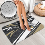 Collingwood Magpies Australian Football Bathroom Set Iconic Bird Mascot With Indigenous Pattern Art