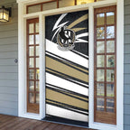 Collingwood Magpies Australian Football Door Cover Iconic Bird Mascot With Indigenous Pattern Art