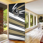 Collingwood Magpies Australian Football Door Cover Iconic Bird Mascot With Indigenous Pattern Art