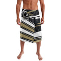 Collingwood Magpies Australian Football Lavalava Iconic Bird Mascot With Indigenous Pattern Art