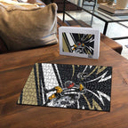 Collingwood Magpies Australian Football Puzzle Iconic Bird Mascot With Indigenous Pattern Art
