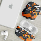 Greater Western Sydney Giants Australian Football AirPods Case Athletic Hero Mascot With Indigenous Pattern Art