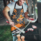 Greater Western Sydney Giants Australian Football Apron Athletic Hero Mascot With Indigenous Pattern Art