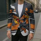 Greater Western Sydney Giants Australian Football Blazer Athletic Hero Mascot With Indigenous Pattern Art