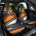 Greater Western Sydney Giants Australian Football Car Seat Cover Athletic Hero Mascot With Indigenous Pattern Art