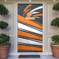 Greater Western Sydney Giants Australian Football Door Cover Athletic Hero Mascot With Indigenous Pattern Art