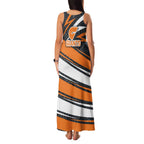 Greater Western Sydney Giants Australian Football Family Matching Tank Maxi Dress and Hawaiian Shirt Athletic Hero Mascot With Indigenous Pattern Art