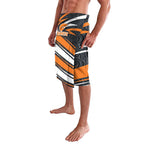 Greater Western Sydney Giants Australian Football Lavalava Athletic Hero Mascot With Indigenous Pattern Art