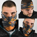 Greater Western Sydney Giants Australian Football Neck Gaiter Athletic Hero Mascot With Indigenous Pattern Art