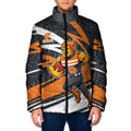 Greater Western Sydney Giants Australian Football Padded Jacket Athletic Hero Mascot With Indigenous Pattern Art