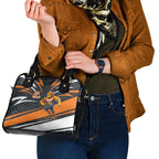 Greater Western Sydney Giants Australian Football Shoulder Handbag Athletic Hero Mascot With Indigenous Pattern Art