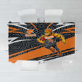 Greater Western Sydney Giants Australian Football Tablecloth Athletic Hero Mascot With Indigenous Pattern Art