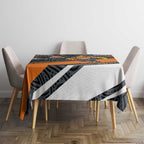 Greater Western Sydney Giants Australian Football Tablecloth Athletic Hero Mascot With Indigenous Pattern Art