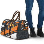 Greater Western Sydney Giants Australian Football Travel Bag Athletic Hero Mascot With Indigenous Pattern Art