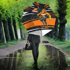 Greater Western Sydney Giants Australian Football Umbrella Athletic Hero Mascot With Indigenous Pattern Art
