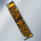 Hawthorn Hawks Australian Football Auto Sun Shade Fierce Bird Mascot With Indigenous Pattern Art