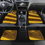 Hawthorn Hawks Australian Football Car Mats Fierce Bird Mascot With Indigenous Pattern Art