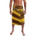 Hawthorn Hawks Australian Football Lavalava Fierce Bird Mascot With Indigenous Pattern Art