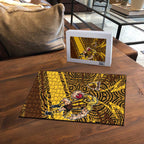 Hawthorn Hawks Australian Football Puzzle Fierce Bird Mascot With Indigenous Pattern Art