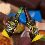 Richmond Tigers Australian Football 4 in 1 Can Cooler Tumbler Powerful Tiger Mascot With Indigenous Pattern Art