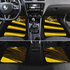 Richmond Tigers Australian Football Car Mats Powerful Tiger Mascot With Indigenous Pattern Art
