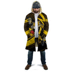 Richmond Tigers Australian Football Cloak Powerful Tiger Mascot With Indigenous Pattern Art