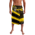 Richmond Tigers Australian Football Lavalava Powerful Tiger Mascot With Indigenous Pattern Art