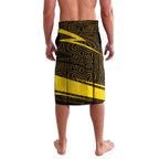 Richmond Tigers Australian Football Lavalava Powerful Tiger Mascot With Indigenous Pattern Art