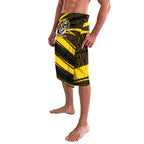 Richmond Tigers Australian Football Lavalava Powerful Tiger Mascot With Indigenous Pattern Art