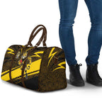 Richmond Tigers Australian Football Travel Bag Powerful Tiger Mascot With Indigenous Pattern Art