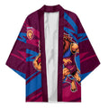 Brisbane Lions Australian Football Kimono Regal Lion Mascot With Indigenous Pattern Art