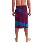 Brisbane Lions Australian Football Lavalava Regal Lion Mascot With Indigenous Pattern Art