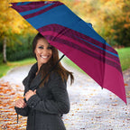 Brisbane Lions Australian Football Umbrella Regal Lion Mascot With Indigenous Pattern Art