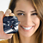Carlton Blues Australian Football AirPods Case Superhero Mascot With Indigenous Pattern Art