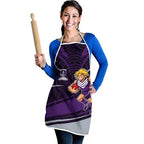 Fremantle Dockers Australian Football Apron Athletic Hero Mascot With Indigenous Pattern Art