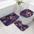 Fremantle Dockers Australian Football Bathroom Set Athletic Hero Mascot With Indigenous Pattern Art