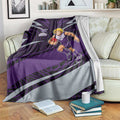 Fremantle Dockers Australian Football Blanket Athletic Hero Mascot With Indigenous Pattern Art