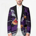 Fremantle Dockers Australian Football Blazer Athletic Hero Mascot With Indigenous Pattern Art