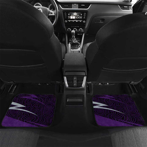 Fremantle Dockers Australian Football Car Mats Athletic Hero Mascot With Indigenous Pattern Art