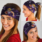 Fremantle Dockers Australian Football Neck Gaiter Athletic Hero Mascot With Indigenous Pattern Art