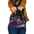 Fremantle Dockers Australian Football Shoulder Handbag Athletic Hero Mascot With Indigenous Pattern Art