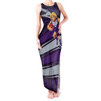 Fremantle Dockers Australian Football Tank Maxi Dress Athletic Hero Mascot With Indigenous Pattern Art