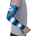 Geelong Cats Australian Football Arm Sleeves Fierce Cat Mascot With Indigenous Pattern Art