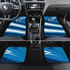 Geelong Cats Australian Football Car Mats Fierce Cat Mascot With Indigenous Pattern Art