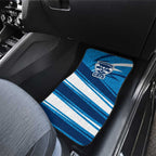 Geelong Cats Australian Football Car Mats Fierce Cat Mascot With Indigenous Pattern Art