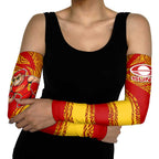 Gold Coast Suns Australian Football Arm Sleeves Sunny Hero Mascot With Indigenous Pattern Art