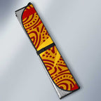 Gold Coast Suns Australian Football Auto Sun Shade Sunny Hero Mascot With Indigenous Pattern Art