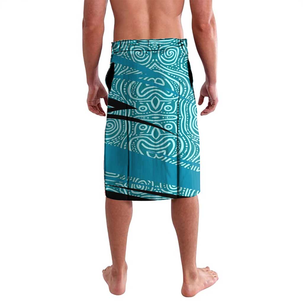 Port Adelaide Australian Football Lavalava Power Hero Mascot With Indigenous Pattern Art