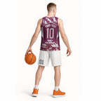Personalised Sea Eagles Rugby Basketball Jersey Eagle Mascot Sydney Skyline 3D Graphic